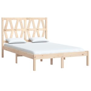 vidaXL estructura de cama madera maciza de pino 140x200 cm