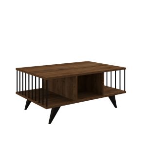 Mesa de centro de madera <<bert>> - 90 x 60 x 40 cm - nogal