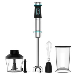 Cecotec batidora de mano batidoras de mano power titanblack 1200 xl