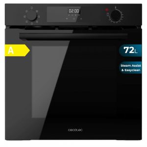 Cecotec horno multifunción integrable 60cm bolero hexa m226000 glass black