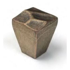 Tirador 18x18mm bronce mate, lote de 36