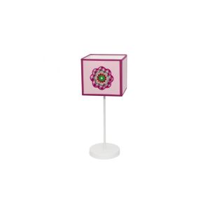 Petalo table lamp 1xe14 textile pink