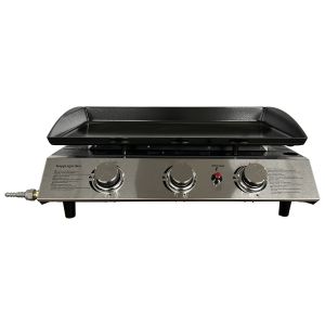 Plancha de gas séville 3 quemadores 7,5kw
