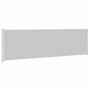 vidaXL toldo lateral retráctil de jardín gris 180x600 cm
