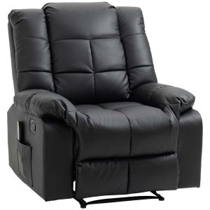 Sillón masaje reclinable 94x99x99 cm pu Homcom, hogar - sofás y butacas