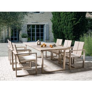 Conjunto de comedor blanco crema azzanello