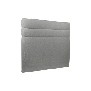 Cabecero 135 cm lines - tejido rizado gris - gris