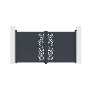 Puerta corredera folya 3x1,60 m + motor ranger b150
