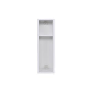 Mesita de noche de madera <<turra>> - 20 x 15 x 65 cm - blanca
