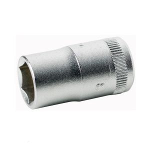 Llave vaso cuadradillo 1/2'' boca hexagonal serie corta métrica m-22
