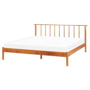 Cama madera de pino barret 160 x 200 cm marrón