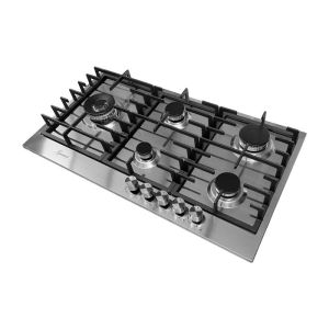 Placa de cocina a gas - gurari - fg905vpgl - 90 cm - 5 quemadores - inox