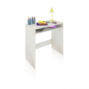 Mesa de escritorio compacta 79x43 cm dax blanco alpes