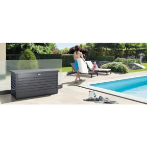 BAUL METALICO ARCON DE OCIO 200 BIOHORT GRIS OSCURO