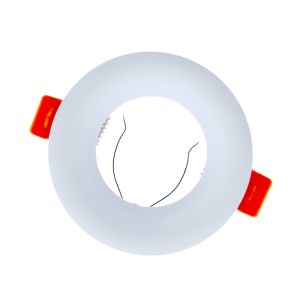 Aro empotrable basic ii redondo blanco wonderlamp 1xgu10 ø85mm