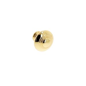 Pomo para muebles 2031 en zamac diám 30mm bañados en oro lote de 25