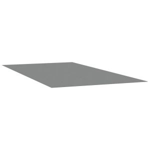 vidaXL tapiz de suelo piscina geotextil poliéster gris claro 500x250cm
