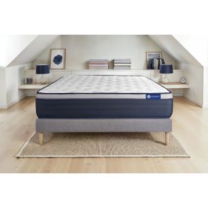 Pack colchón actimemo max 120x190cm + somier, espuma viscoelástica, 7 zonas