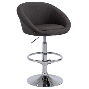 Taburete de bar - miami v2 - gris oscuro 86-106 cm