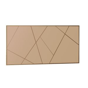 Espejo de madera <<orezo>> - 120 x 60 cm - bronce