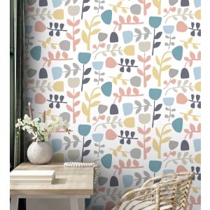 Papel pintado gaulan   flores diseño 5.23m²