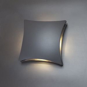 Aplique de pared exterior 663 - 4 w - 3000 k - aluminio - ip65 - azabak