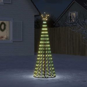 Árbol de navidad  de luz 275 LEDs blanco cálido 180 cm es3495
