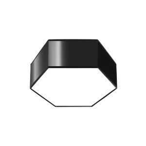 Lámpara de techo sunde 2 negro cloruro de polivinilo 30.5x11.5x26.5cm