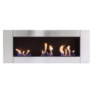 Chimenea de etanol panorámica con 3 quemadores