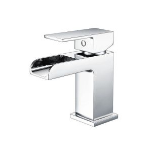 Grifo monomando para lavabo cascada tano cromado