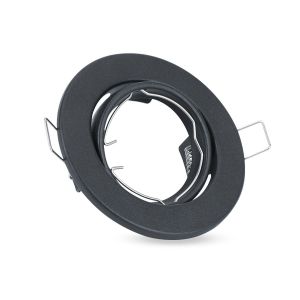Nettlife empotrable gu10 negro 9x9(6er-set)