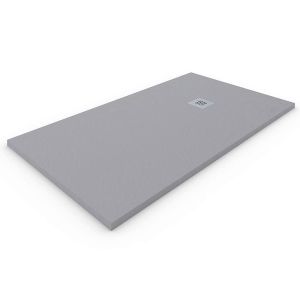 Plato de ducha resina extraplano. Gris claro ral: 7037 70x160cm