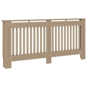 vidaXL cubierta para radiador madera de ingeniería 172x19x81 cm