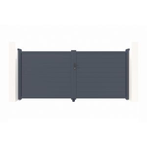 Pack cancela batiente automática eiger 3,5m h.160cm + motor brazo b500