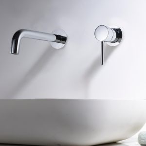 Imex - grifo monomando lavabo empotrado cromado serie etna