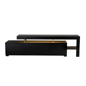 Mueble para la tele de madera <<beliz>> 192 x 37 x 53 cm - madera negra