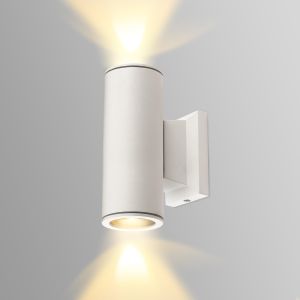 Aigostar aplique pared exterior, gu10 antracita aluminio, ip65, blanco