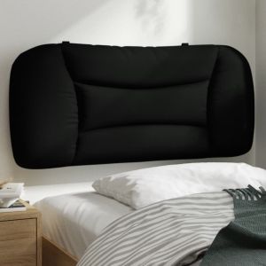 Cabecero de cama acolchado tela negro 90 cm eso3600