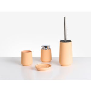 Conjunto de 4 accesorios de baño suches naranja