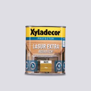 Xyladecor lasur extra mate aquatech para madera pino 750 ml