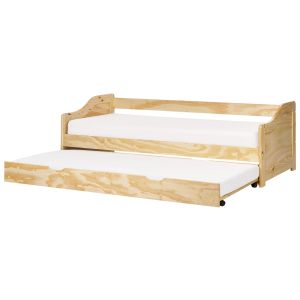 Cama nido madera de pino luneray 90 x 200 cm marrón claro