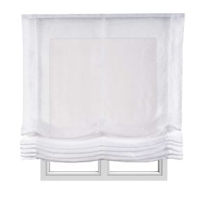 Estores plegables estor paqueto liso sin varillas blanco 120x175 cm