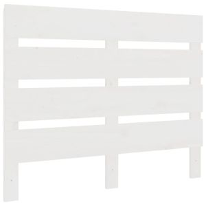 vidaXL cabecero de cama madera maciza de pino blanco 75x3x80 cm