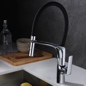 Imex - grifo monomando de cocina extraíble cromado