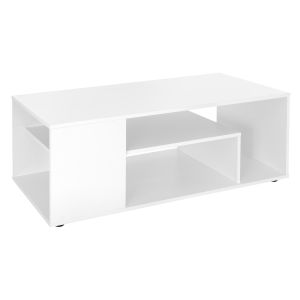 Mesa de centro 110x50x41cm blanco instrucciones de montaje ecd germany
