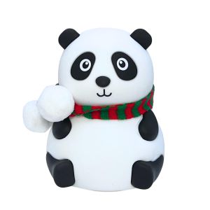 Lámpara LED de noche oso panda rgb usb. Lámpara silicona suave, táctil