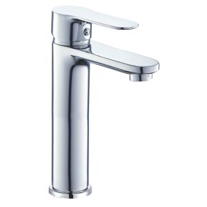 Valaz grifo de lavabo alto para pica redondo monomando cromado