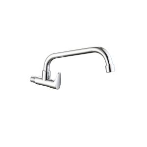 Grifo monomando de fregadero de pared un agua modelo cala