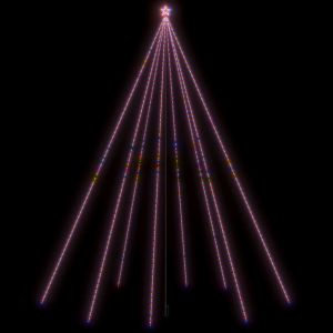 vidaXL luces árbol navidad interior/exterior 1300 LED colores 8 m