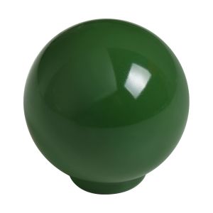 Tirador bola abs 34mm verde brillo, lote de 50